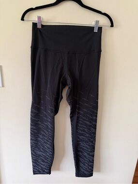 lululemon athletica Black Patterned High-Rise Leggings